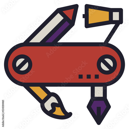 multitask modern line style icon