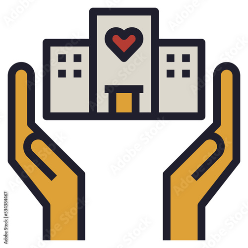 non modern line style icon