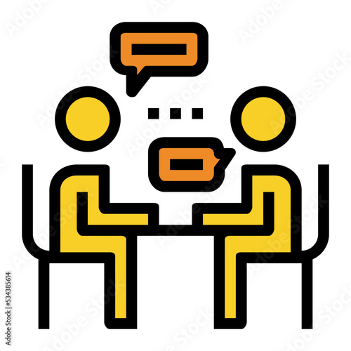 job modern line style icon