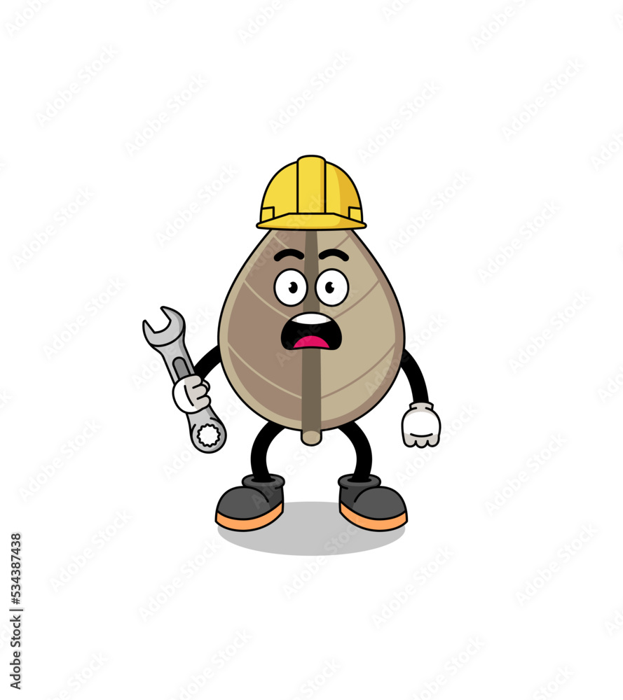 Character Illustration of dried leaf with 404 error Character Illustration of dried leaf with 404 error