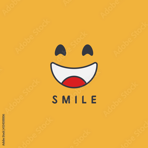 World smile day logo design