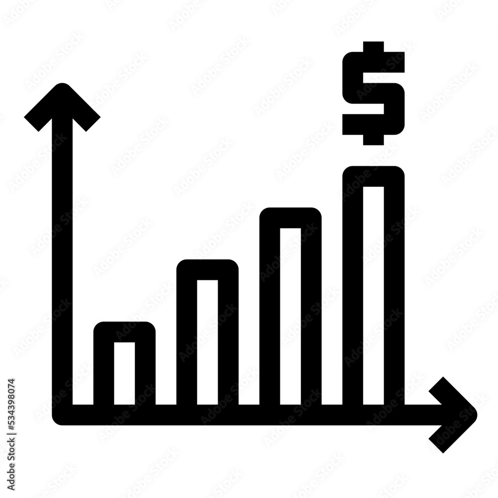 Revenue Icon Outline Revenue Icon Outline