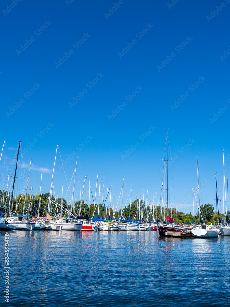 boats in the marina