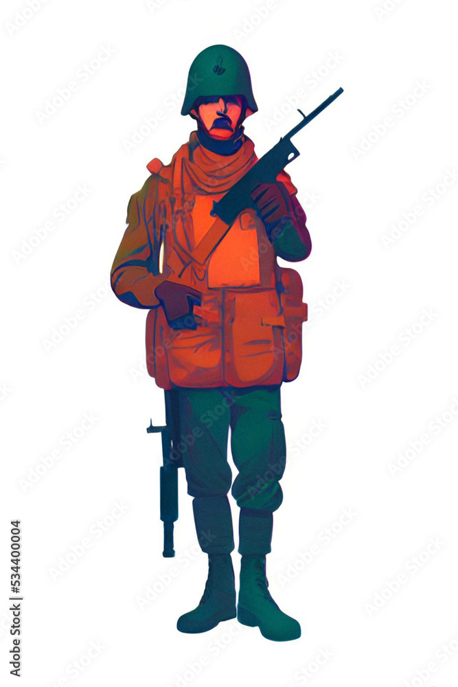 Cocnept art of soldiers from the 20th century. No specific country. Cocnept art of soldiers from the 20th century. No specific country.