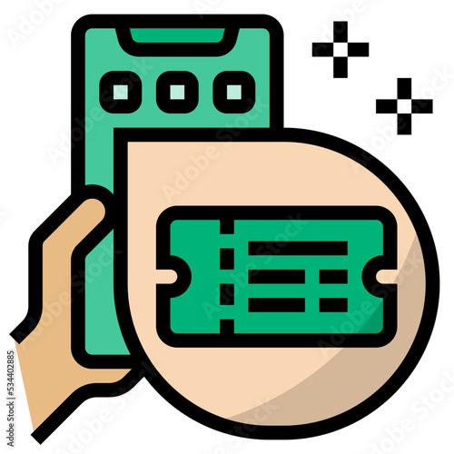 ticket online icon
