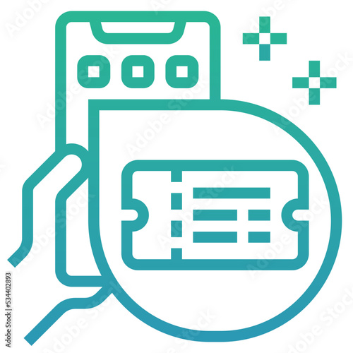 ticket online icon