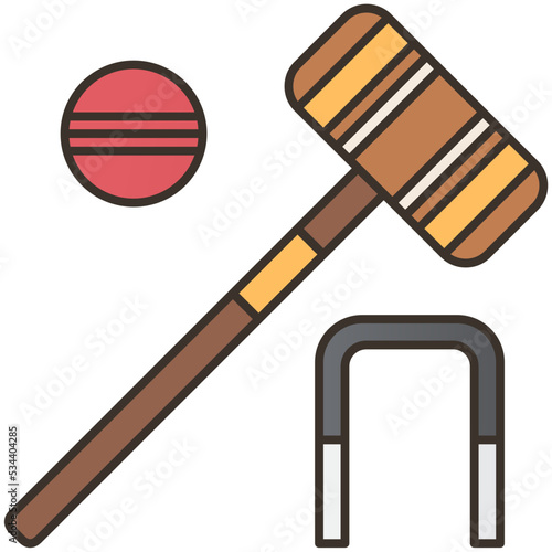 Photography croquet icon
