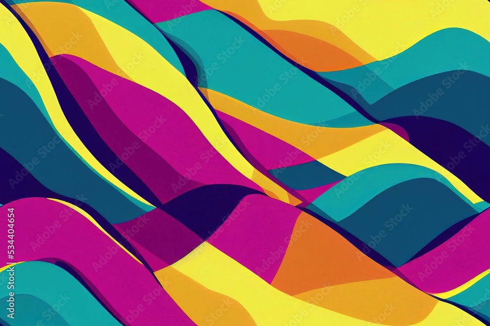 Obraz premium Brazilian favela. Bright colored seamless pattern. background.