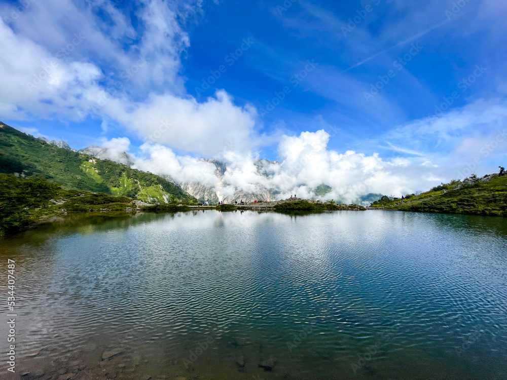 唐松岳 八方池 唐松岳 八方池