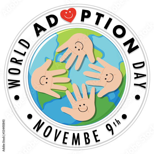 World Adoption Day Logo Design