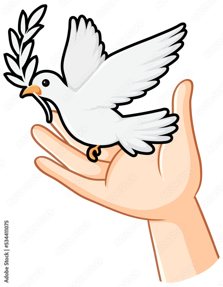 Fototapeta premium Dove bird logo concept vector