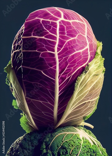 Red and green cabbage