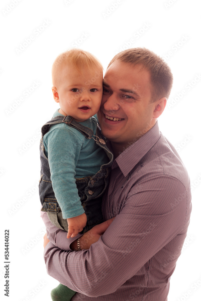 studio portrait of father with son studio portrait of father with son