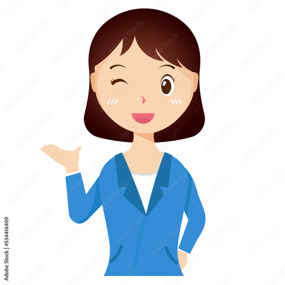 Woman avatar png flat color cartoon style. PNG illustration in flat style Woman avatar png flat color cartoon style. PNG illustration in flat style