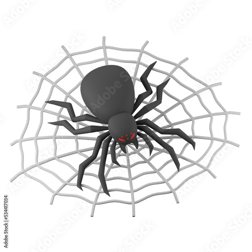 spider 3d illustration