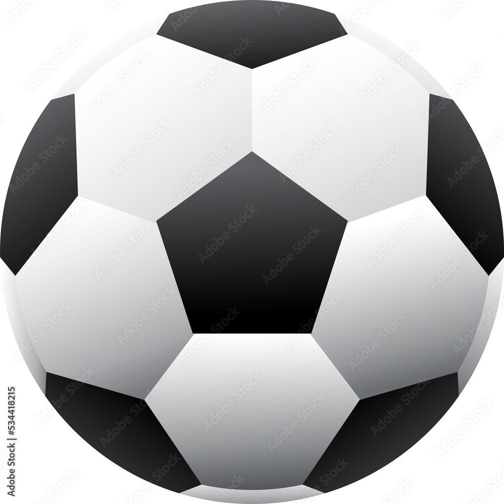 Classical soccer ball isolaed.Vector graphic style, PNG file. Classical soccer ball isolaed.Vector graphic style, PNG file.