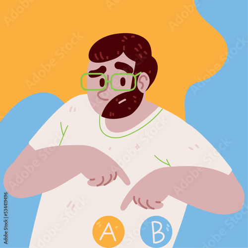 man difficult choice