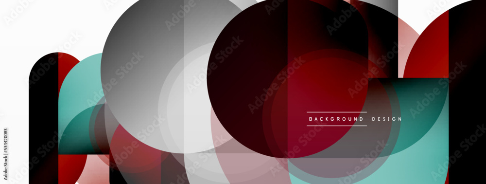 Creative geometric wallpaper. Minimal circle triangle and square line abstract background. Vector illustration for wallpaper banner background or landing page Creative geometric wallpaper. Minimal circle triangle and square line abstract background. Vector illustration for wallpaper banner background or landing page