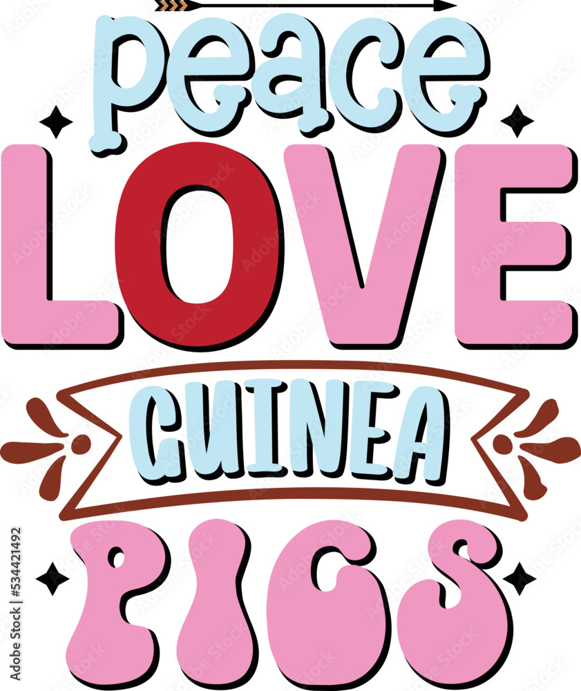 Obraz premium Guinea Pig Svg Design