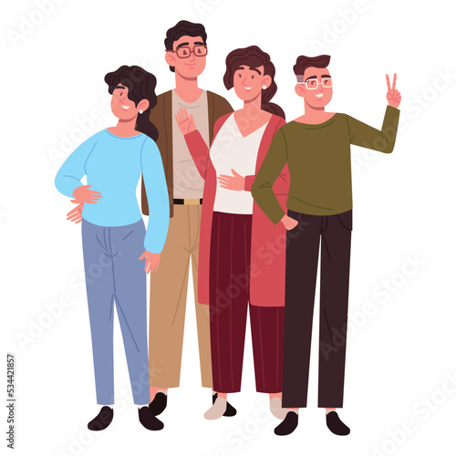 family parents and teenagers