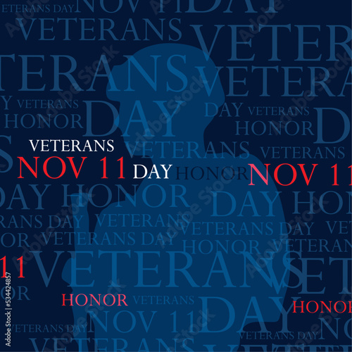 veterans day, november 11 card
