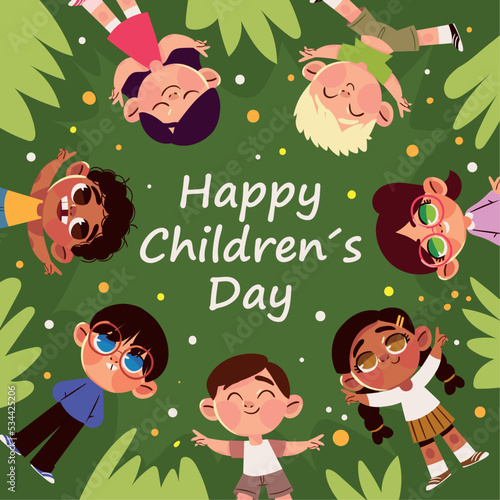 happy Childrens Day poster