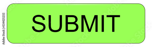 Submit Button on white backround - illustration