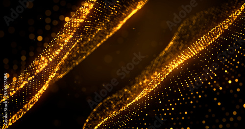 Fotografie Abstract gold particle background