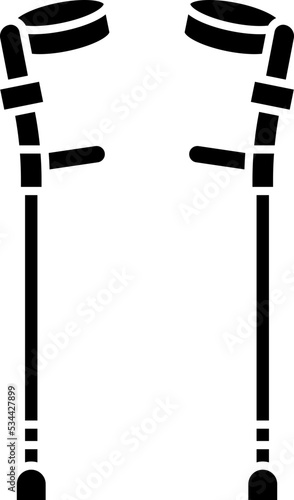 crutches icon