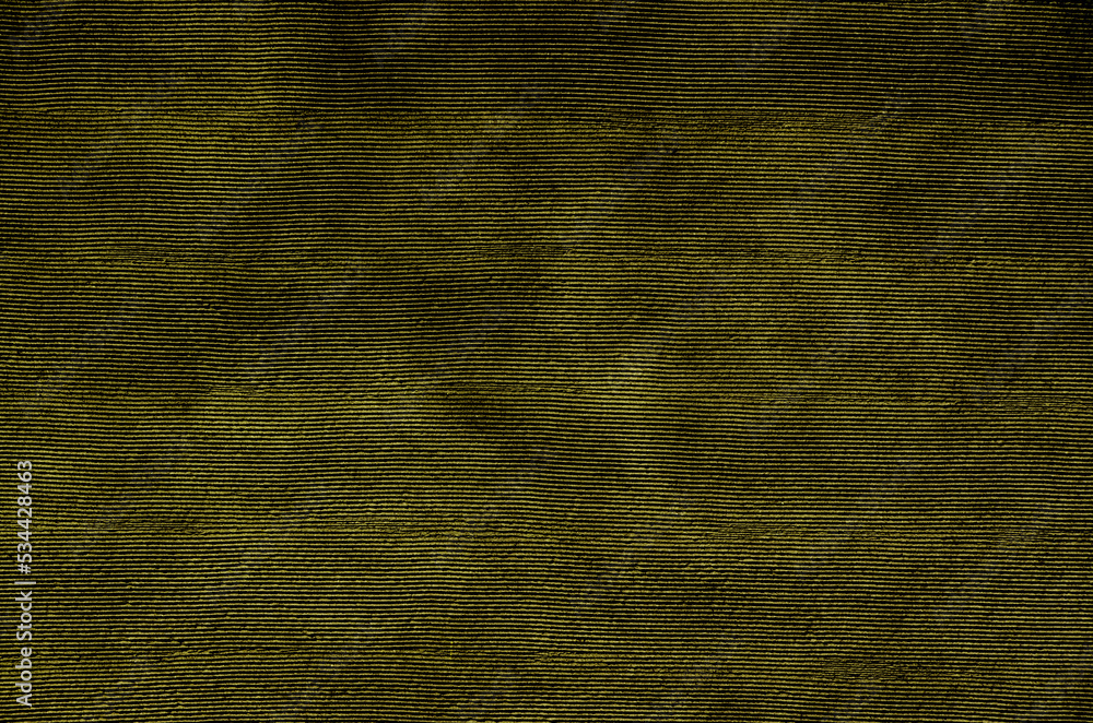Fototapeta premium Striped sand concrete wall texture background. Close-up of grunge yellow cement plasterer pattern.