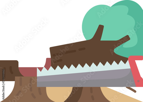 deforestation icon