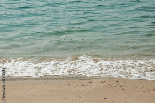 waves on the beach