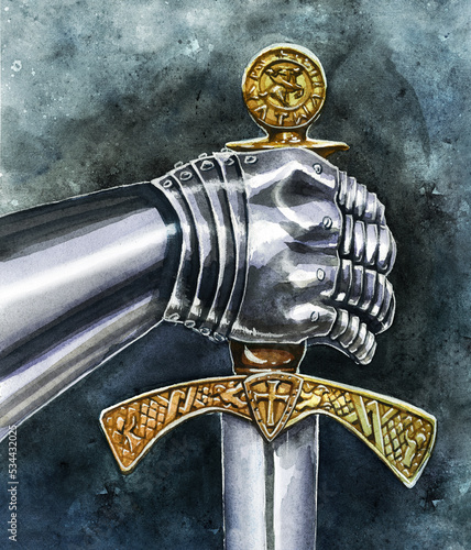 фотографія Medieval Knight Templar