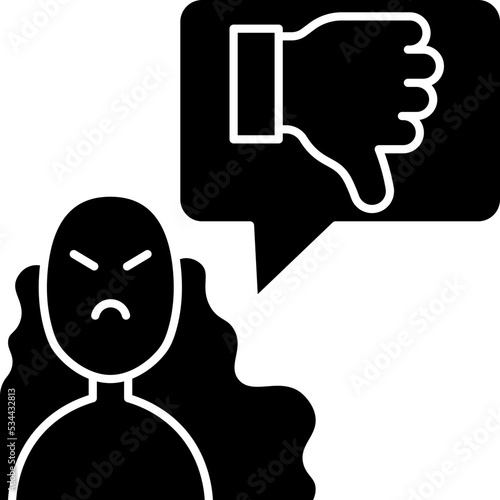 dissatisfaction icon