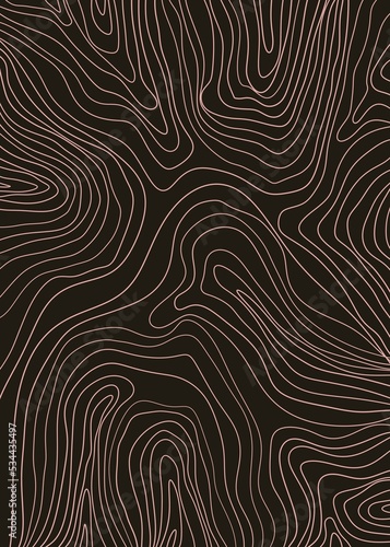Abstract Lines Organic Handdrawn Background