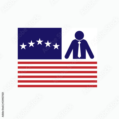 Senator Icon - Vector, Election Element. Trendy Symbol for Design, Presentation, Website or Apps.