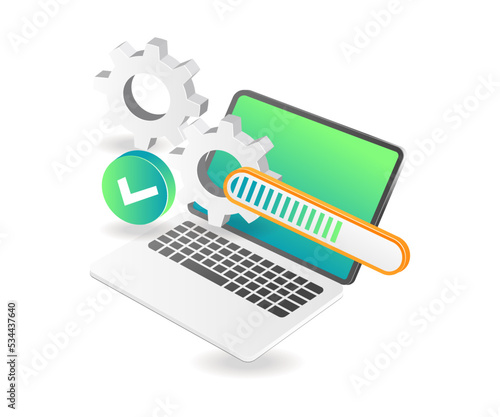 Application computer update maintenance process