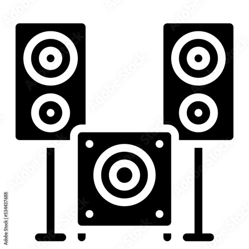 subwoofer Solid icon