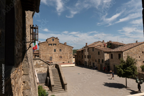 Castellina in Chianti, the medieval fortress in the village