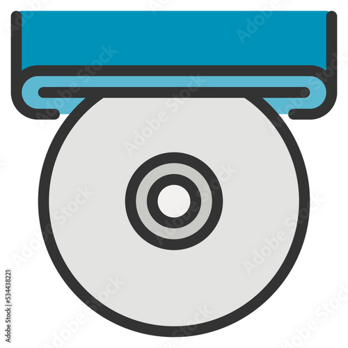 Cd Filled Outline icon