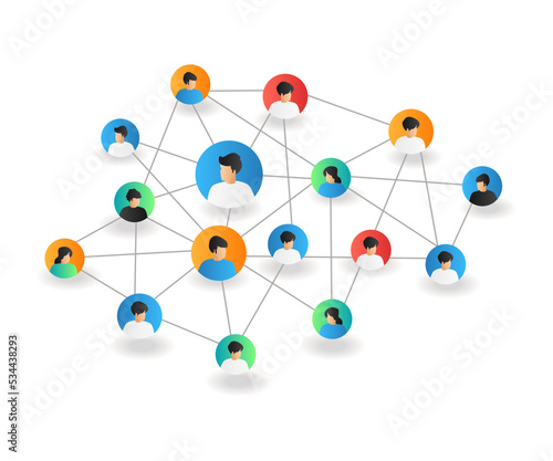 Business team network
