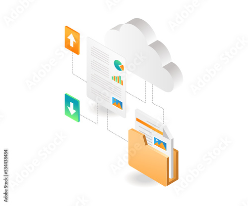 Cloud server data network technology
