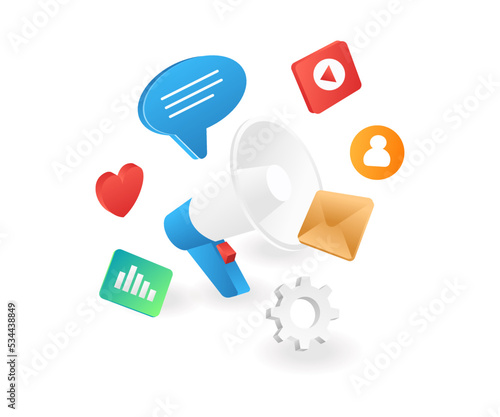 Digital marketing strategy campaign