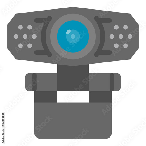webcam flat icon