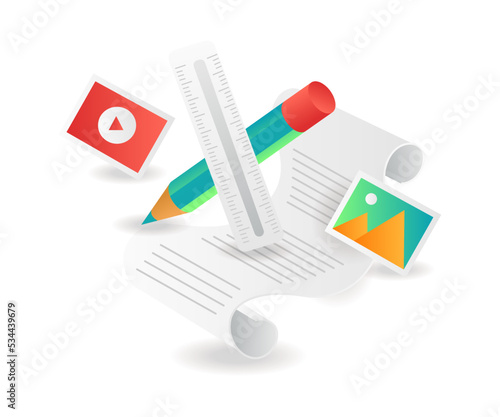 Creative concept paper for blog articles