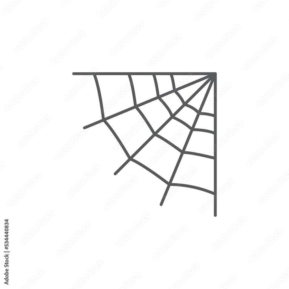 Spider web vector for website symbol icon presentation Spider web vector for website symbol icon presentation
