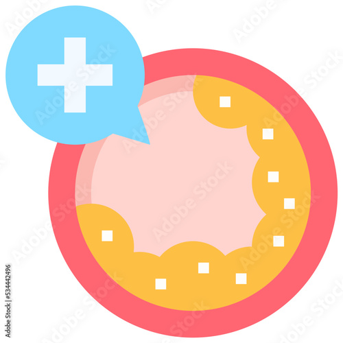 Cholesterol icon symbol element