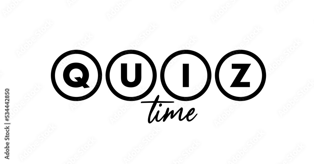 quiz time with cool font quiz time with cool font