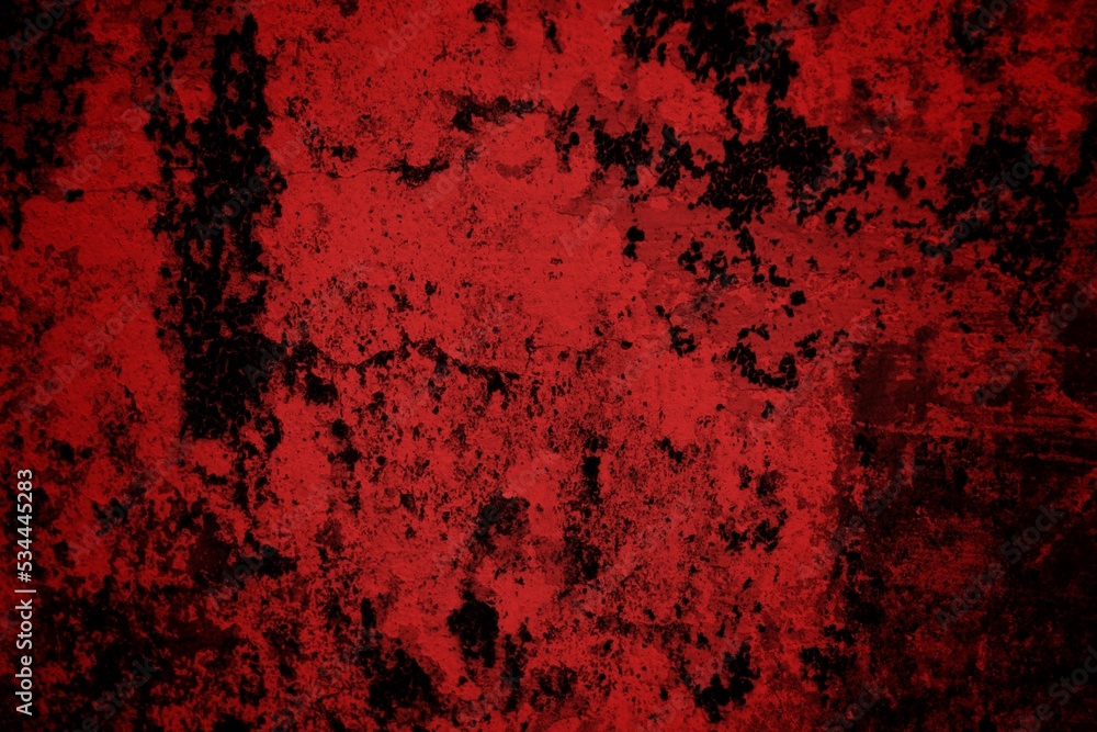 red horror background, scratched old wall, popular textured old wall