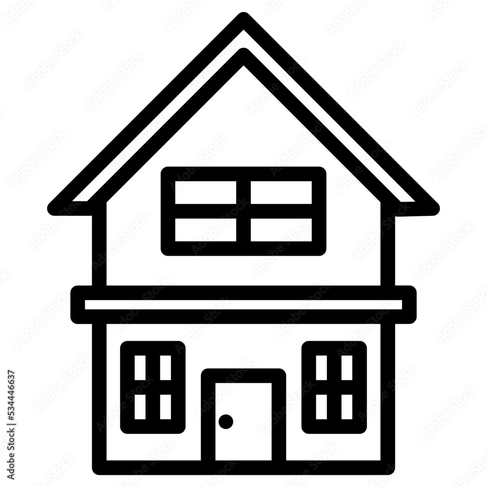 building doodle icon building doodle icon